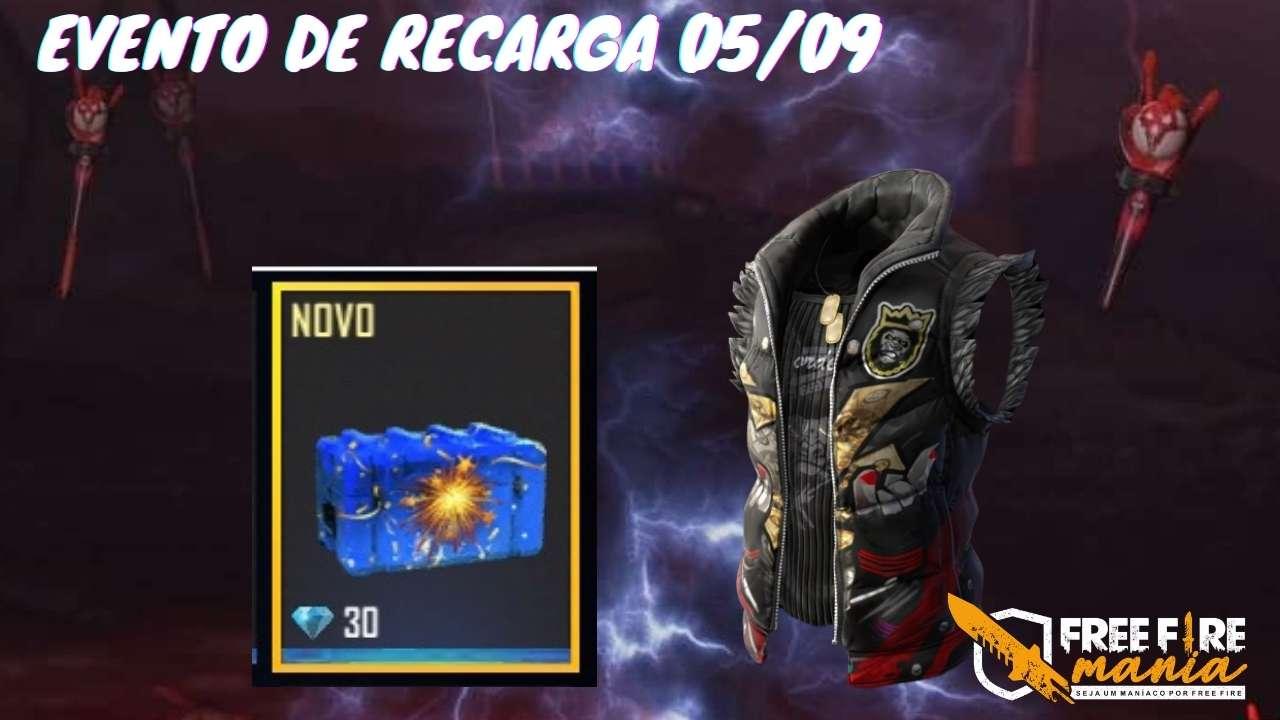 Evento de Recarga deste sábado 05/09 no Free Fire