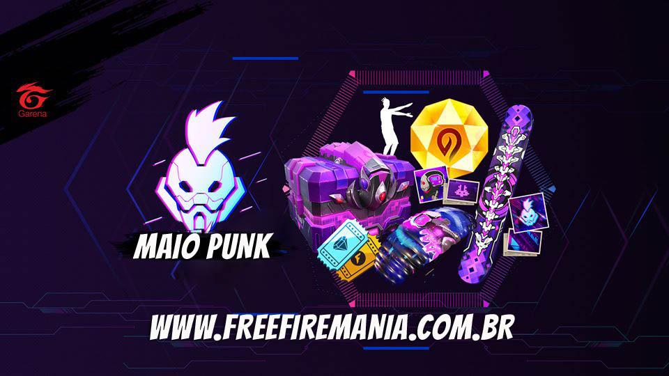 Evento Maio Punk no Free Fire