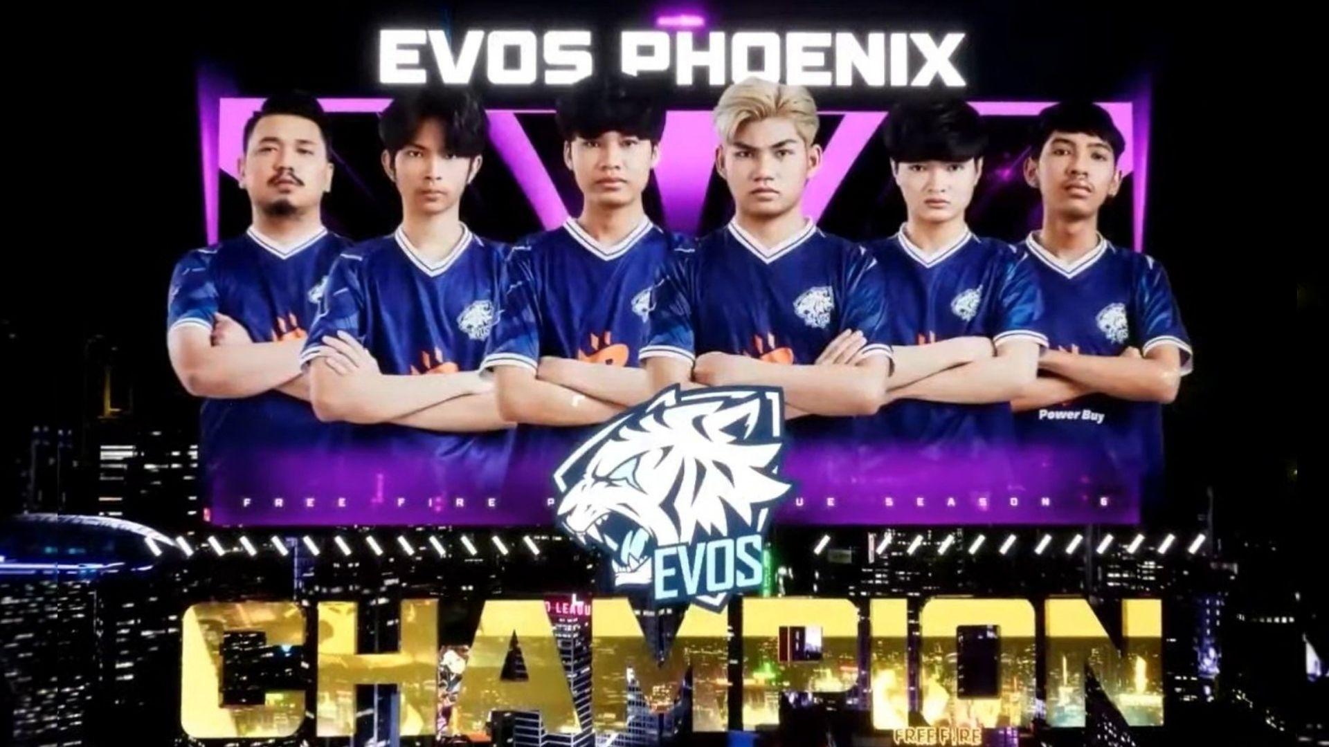 Evos Phoenix adalah juara Liga Pro Free Fire di Thailand dan menjamin tempat di dunia