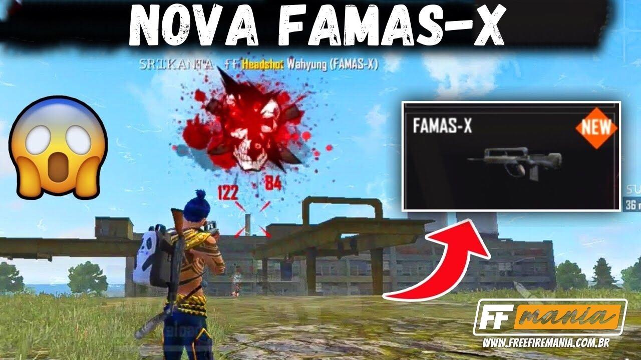 FAMAS X Free Fire (FF): item gains Trident attribute and third shot gets stronger