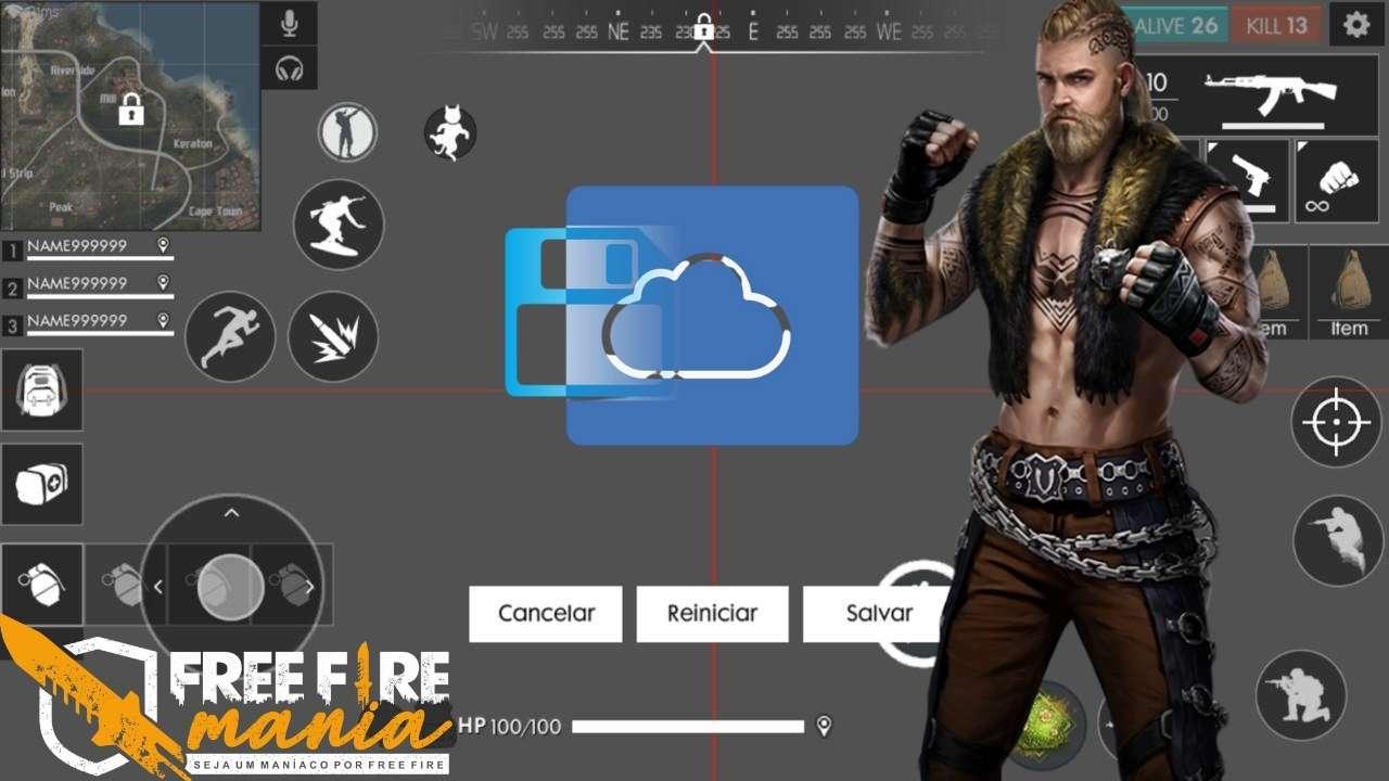 Finalmente! Nova opção de salvar o HUD no Free Fire