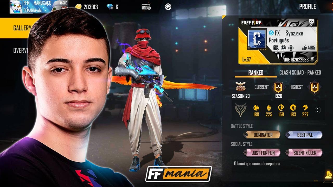 TROPA Angel: ID Free Fire, nome real, redes sociais, estatísticas