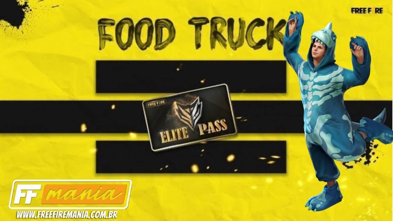 Food Truck Free Fire traz Dino e Passe de Elite com desconto, saiba como conseguir