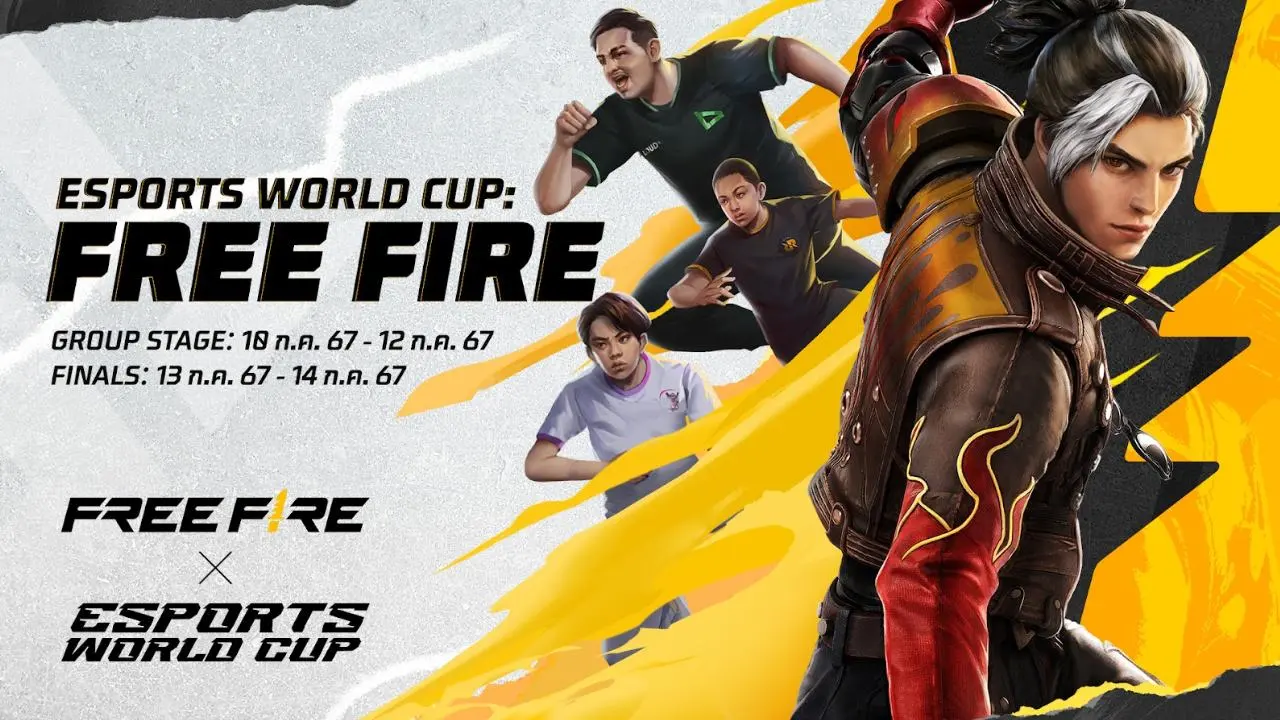 Free Fire agita a Copa do Mundo de Esports 2024 em Riade!