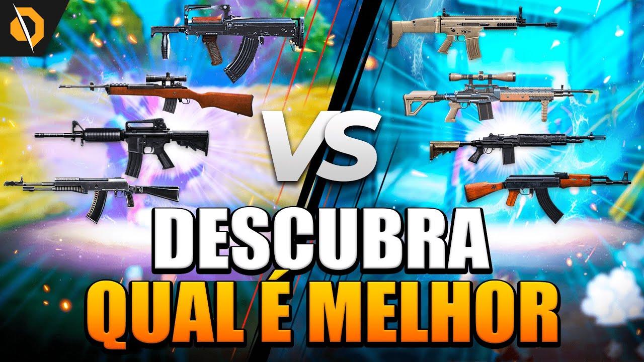 Free Fire: As melhores armas para usar