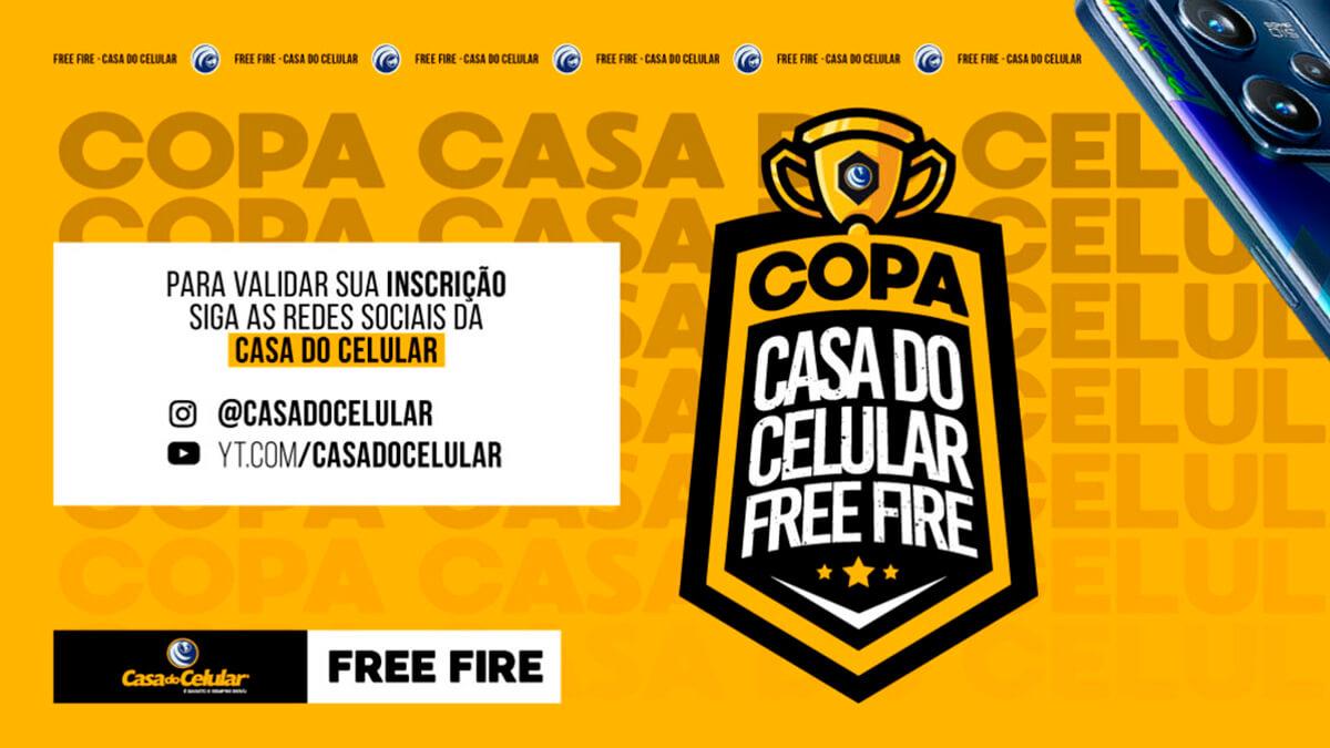 Free Fire: Casa do Celular promoverá competição valendo R$ 100 mil