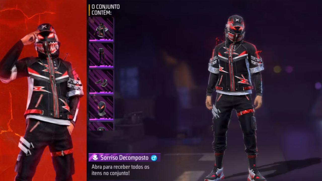 Free Fire celebrará o Halloween com a skin Sorriso Decomposto no evento Token Royale