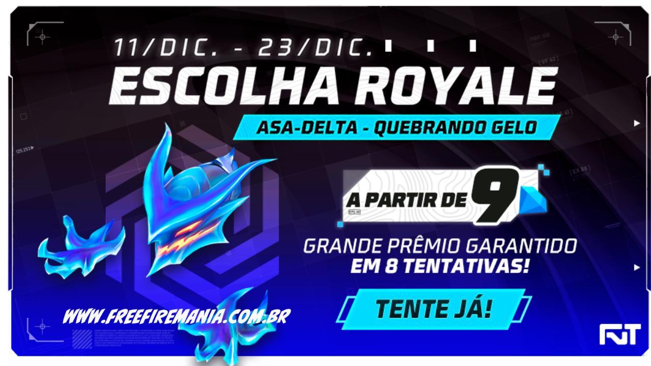 Ela está de volta! ﻿Uma skin que evolui sua Doze pra mostrar o poder do  abate nas partidas! Cola no Escolha Royale a garanta a sua! 🐲, By Garena Free  Fire