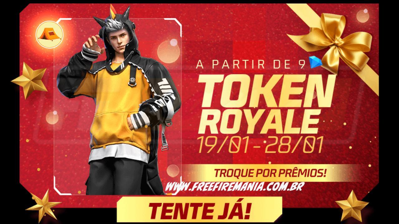 Free Fire: como conseguir Conjunto Atirandossauro Rex no novo Token Royale