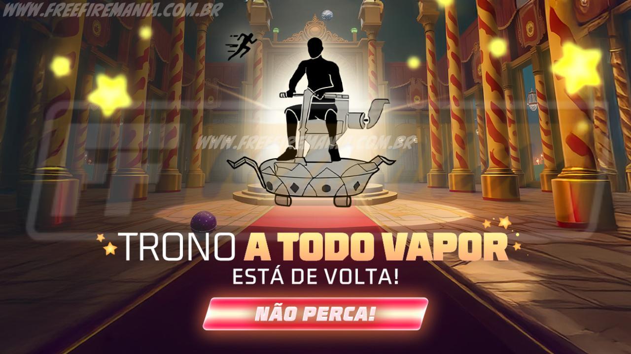 Free Fire: como conseguir Emote - Trono A todo Vapor no Escolha Royale