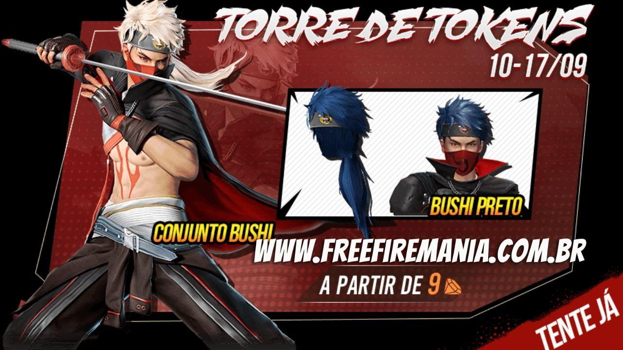 Free Fire: Conjunto Bushi e Bushi Preto chegam nesta sexta (10), veja como conseguir