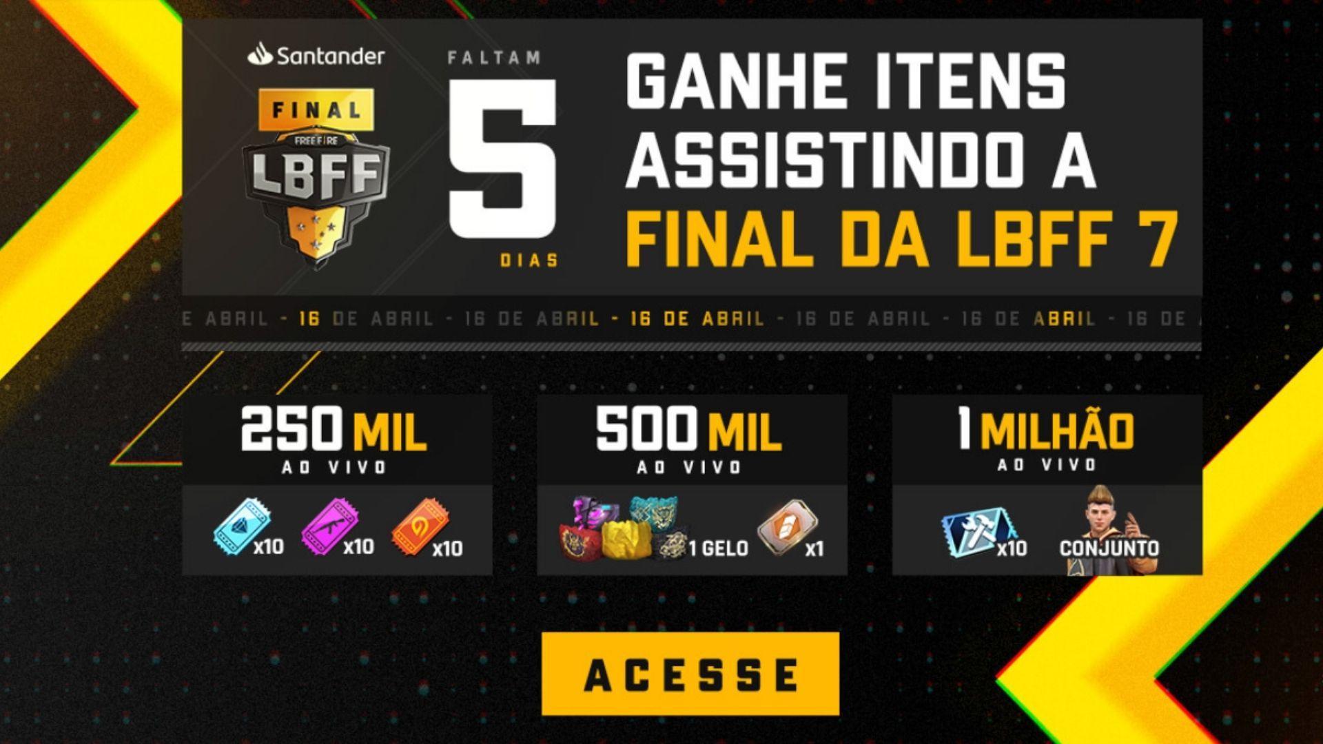 Codiguin Infinito Free Fire: codigão da LBFF 8 para resgatar no Rewards -  Free Fire Club