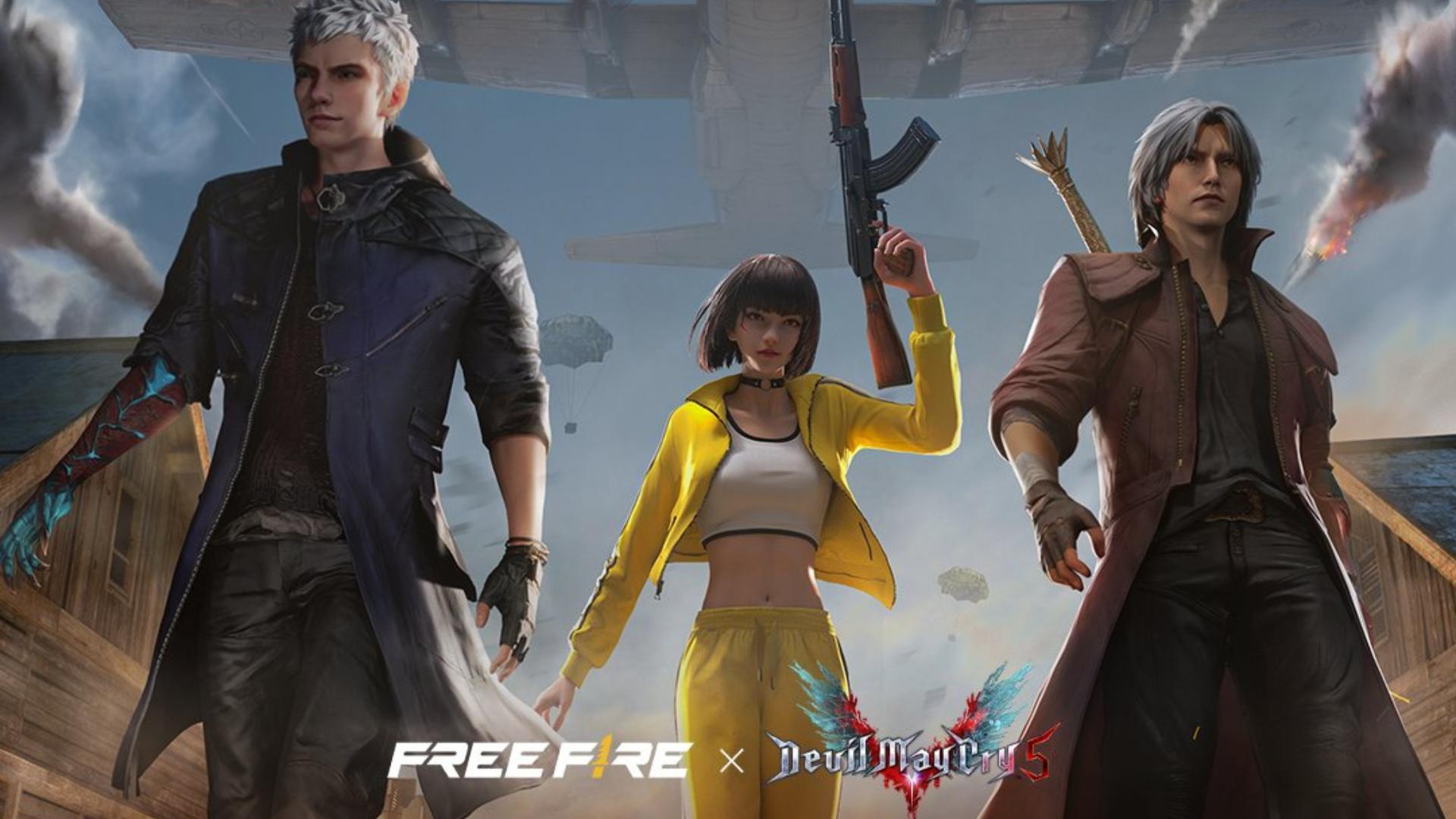 Free Fire e Devil May Cry 5: A colaboração que conquistou os fãs retorna em setembro