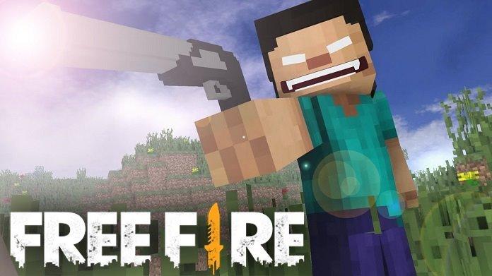 FREE FIRE NO MINECRAFT !! - *INCRÍVEL* 