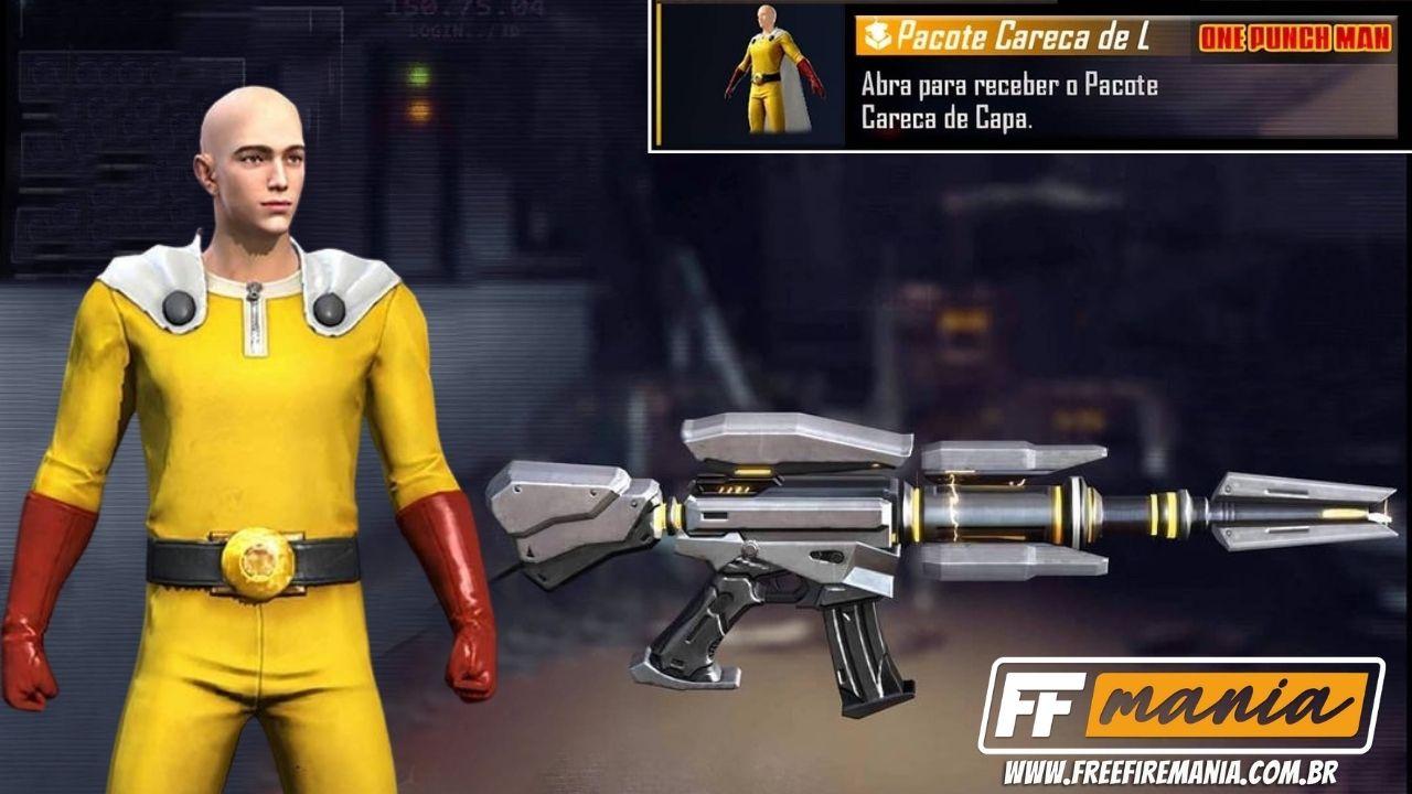 Free Fire dan One Punch Man: membocorkan paket dan skin kemitraan baru