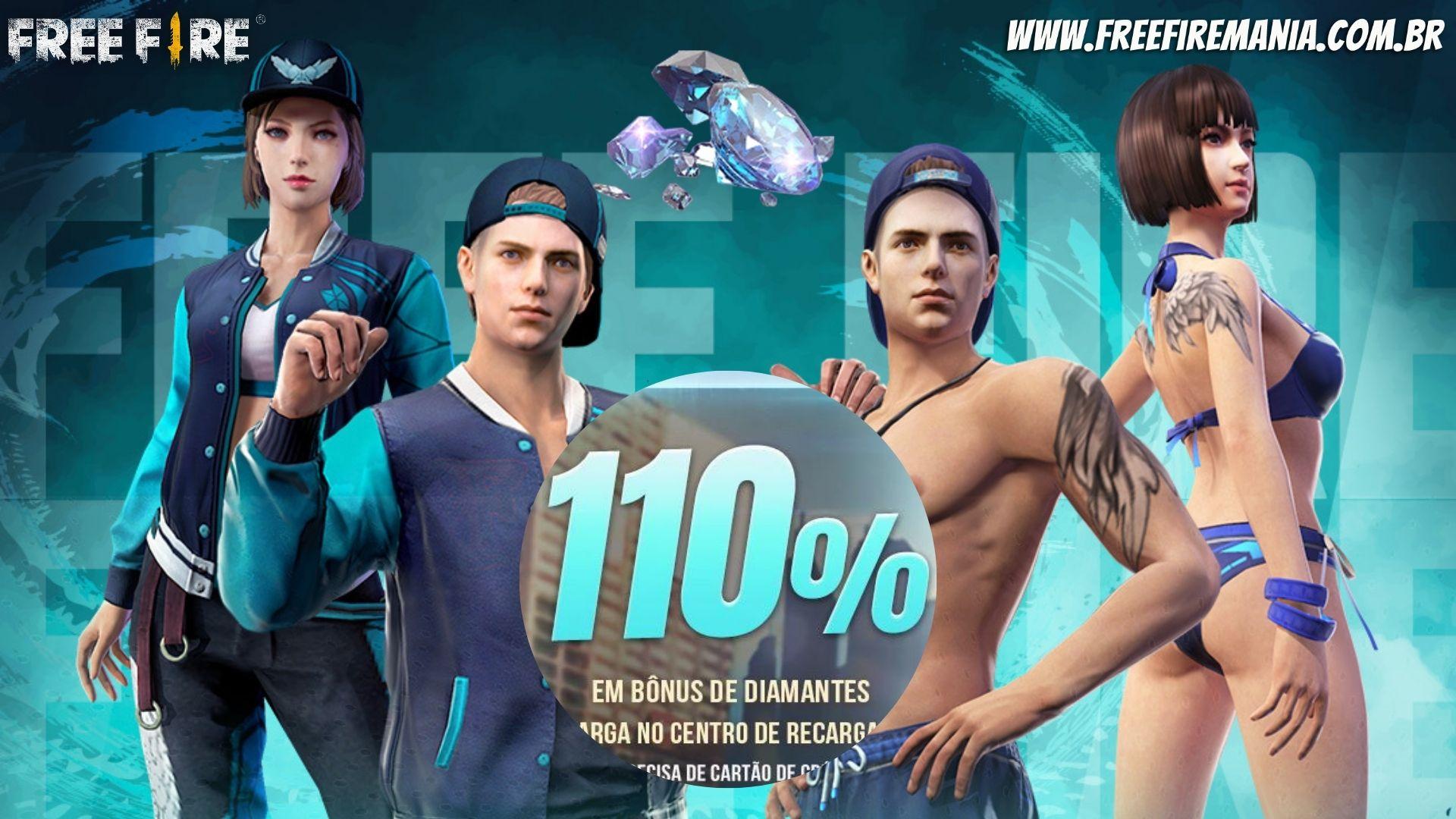 Free Fire: evento de recarga concede 110% de bônus em diamantes [abril 2022]