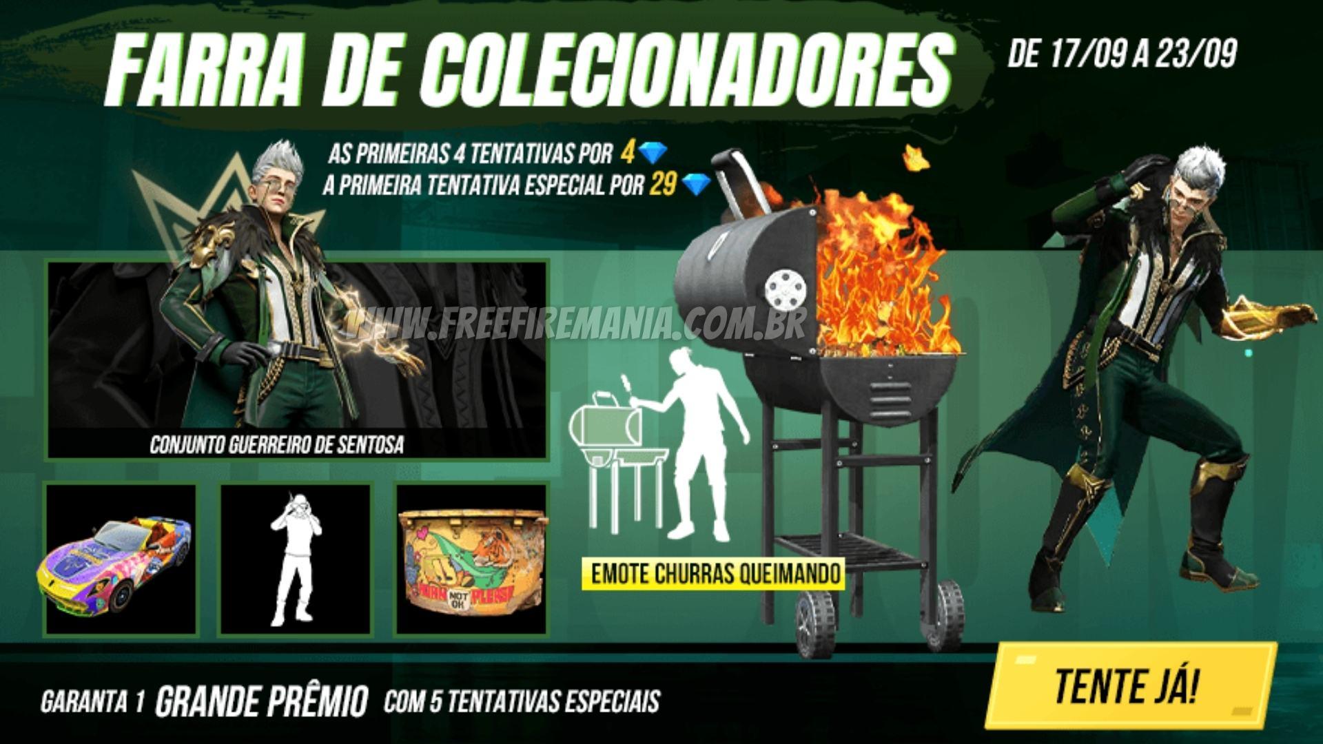 Free Fire: Farra de Colecionadores retorna neste sábado (17)