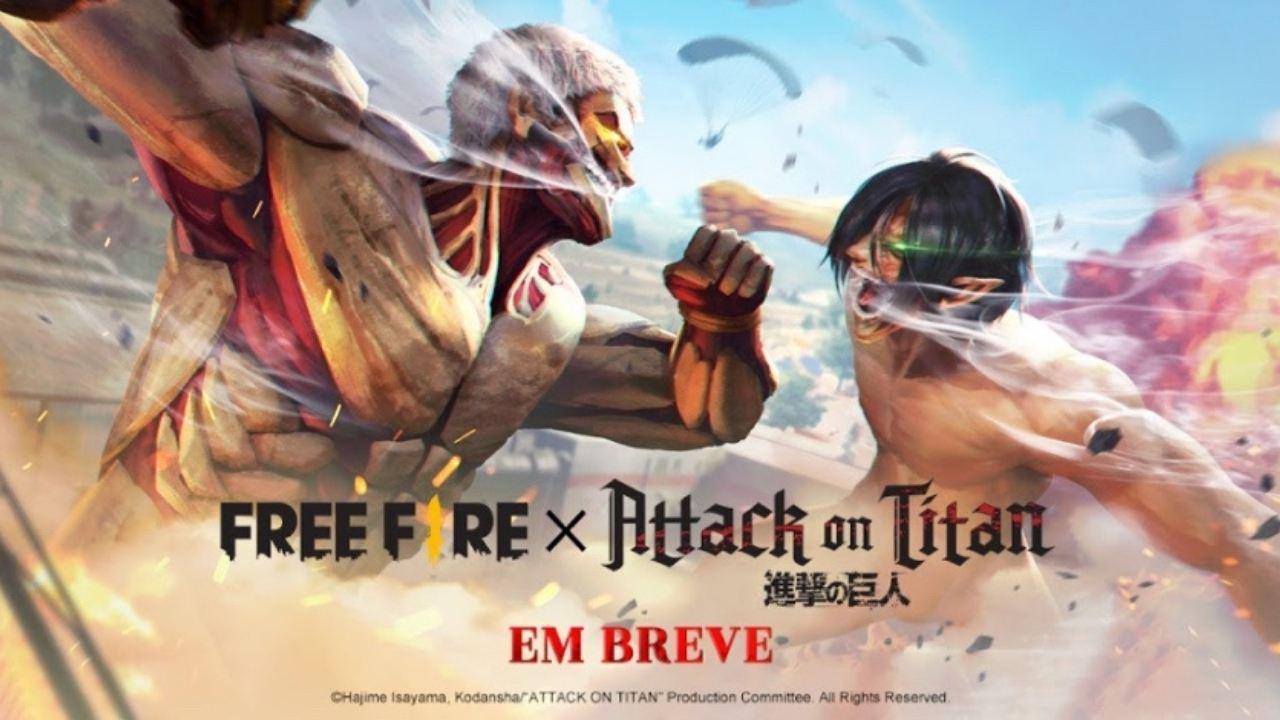 Free Fire (FF) e Attack on Titan (Shingeki no Kyojin): confira as skins que chegam com a parceria