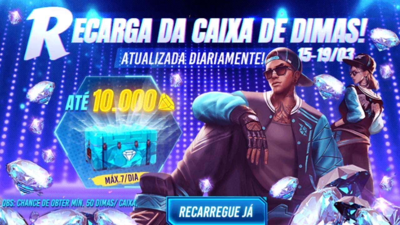 BÔNUS 500 DIMAS POR 1 REAL COMO VAI SER? DIMAS POR 1 REAL TODOS VAO PODE  COMPRA? NOVIDADES FREE FIRE 