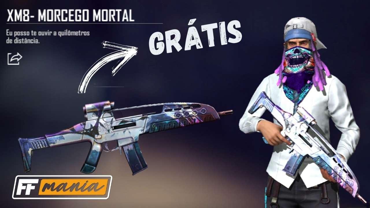 Free Fire: Garena libera skins das armas Morcego Mortal grátis