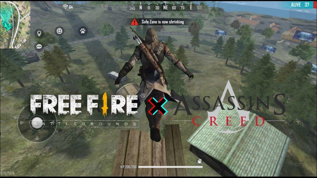 Free Fire implanta "Salto de Fé" do Assassin's Creed; veja o vídeo