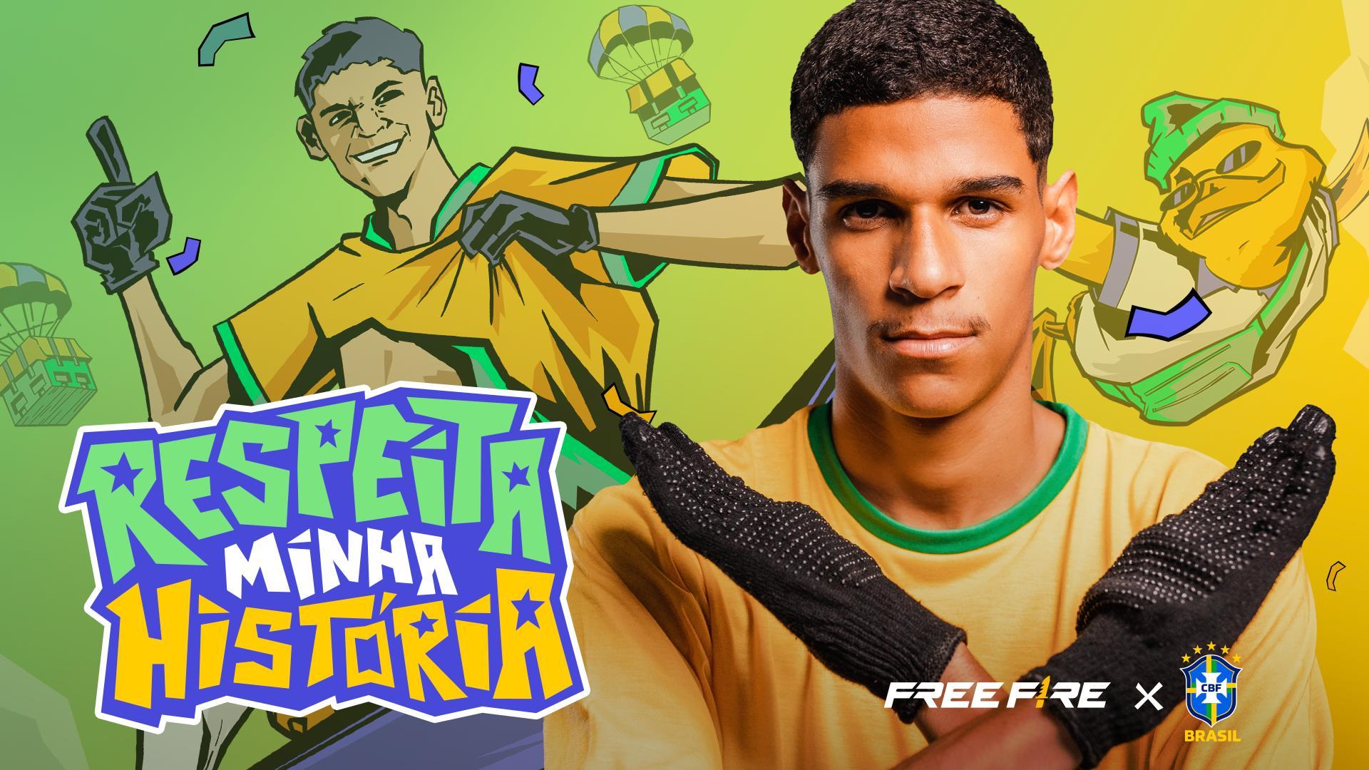 Free Fire é o novo patrocinador da Seleção Brasileira - Drops de Jogos