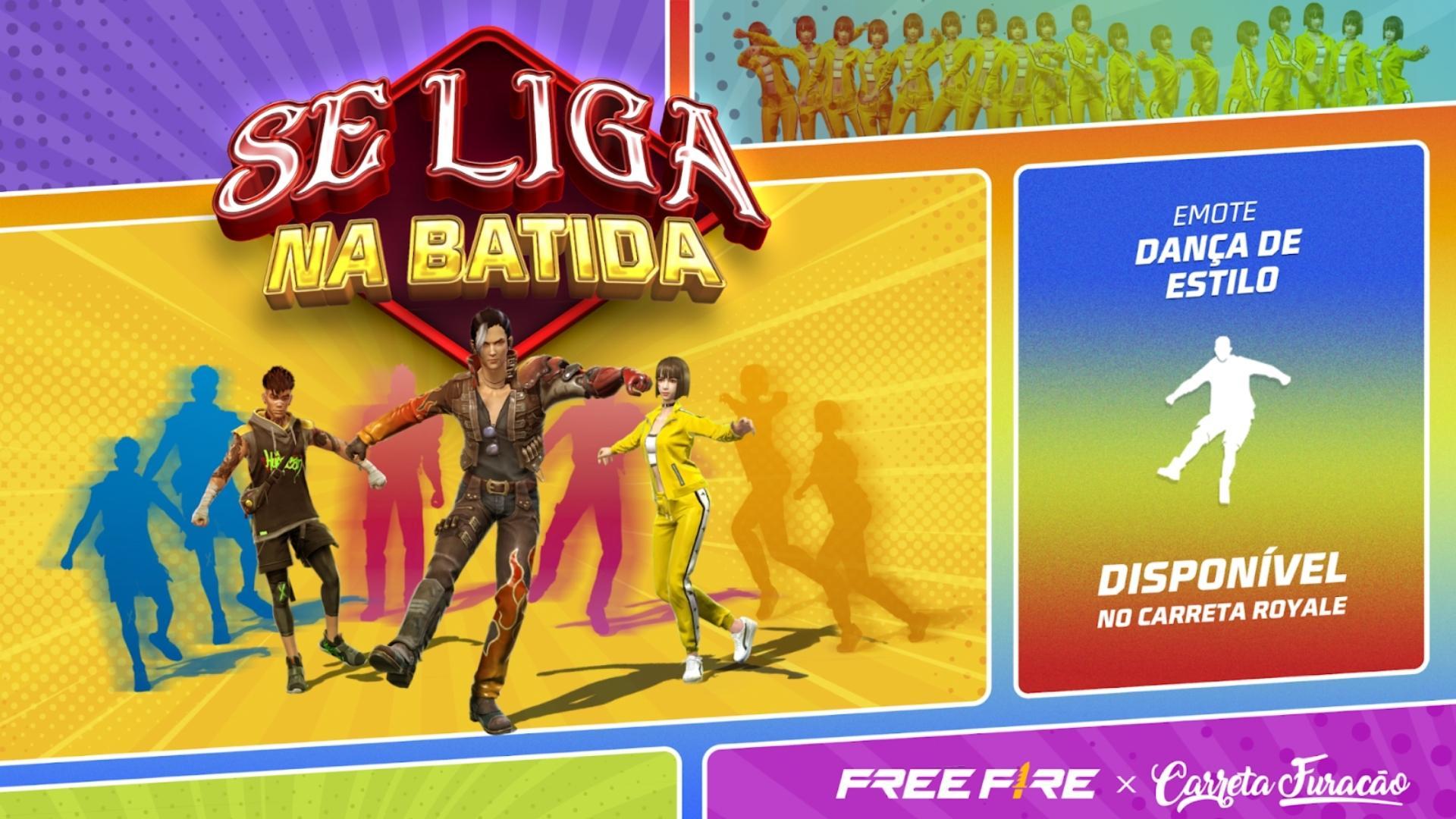 Free Fire leva Carreta Furacão para show na BGS e também para o jogo