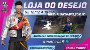 Free Fire: Loja do Desejo 18.0 traz pacote Insanidade Hacker, free fire