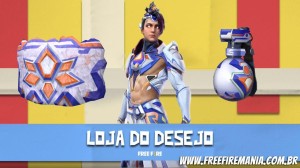 Free Fire Grátis! Pacote feminino DJ Glow, prancha, paraquedas e banner  será liberado no jogo