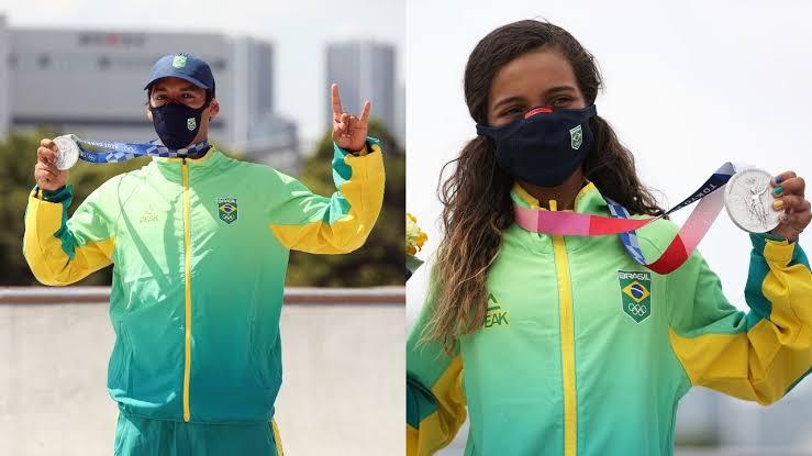 Free Fire: medalhistas de prata nas Olimpíadas, Rayssa Leal e Kelvin Hoefler jogam o Battle Royale