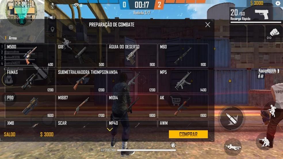 Vector e mais 4 armas Nerfadas na atualização do Free Fire