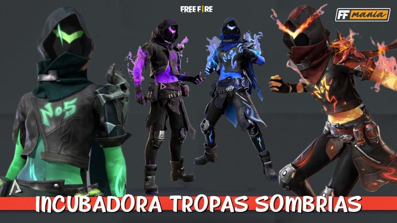 Free Fire: la nueva incubadora de Tropa Sombrias llega en febrero de 2021, revisa los artículos