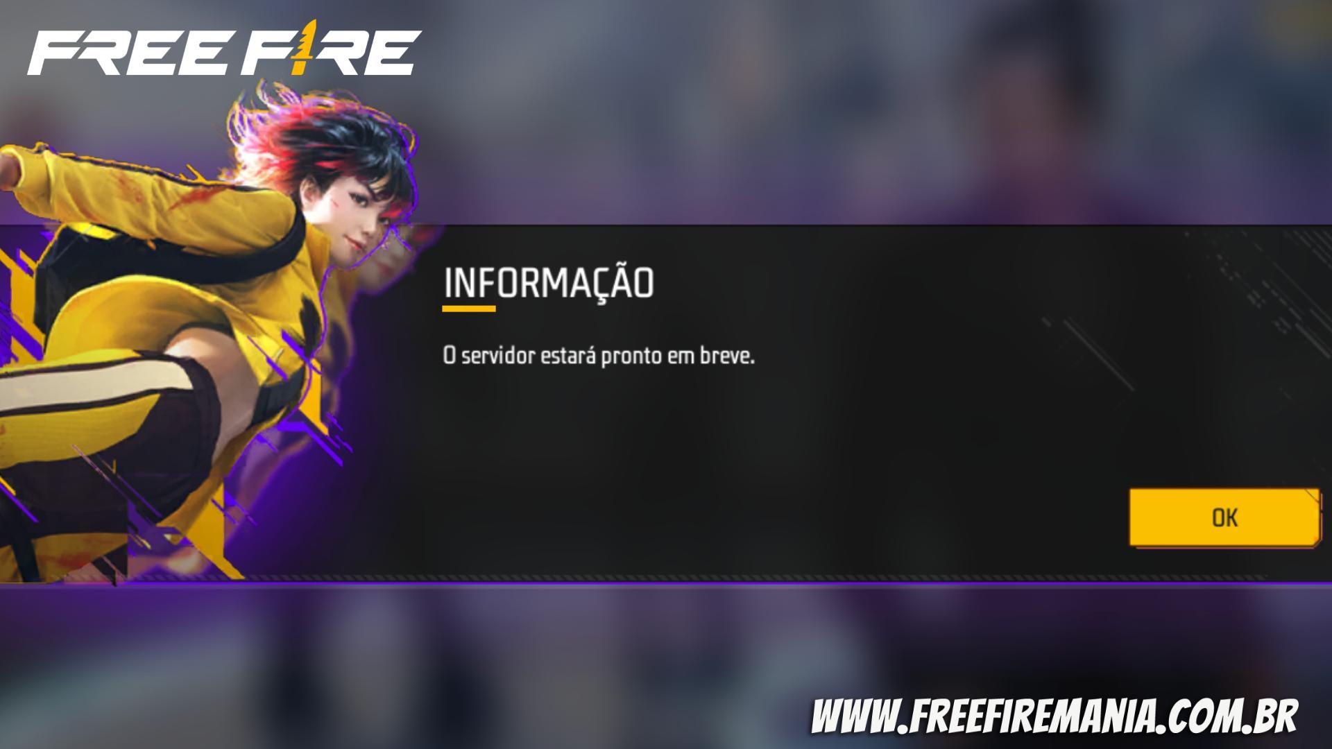 Que horas o servidor do Free Fire estará pronto hoje? Término da manutenção  novembro 2022