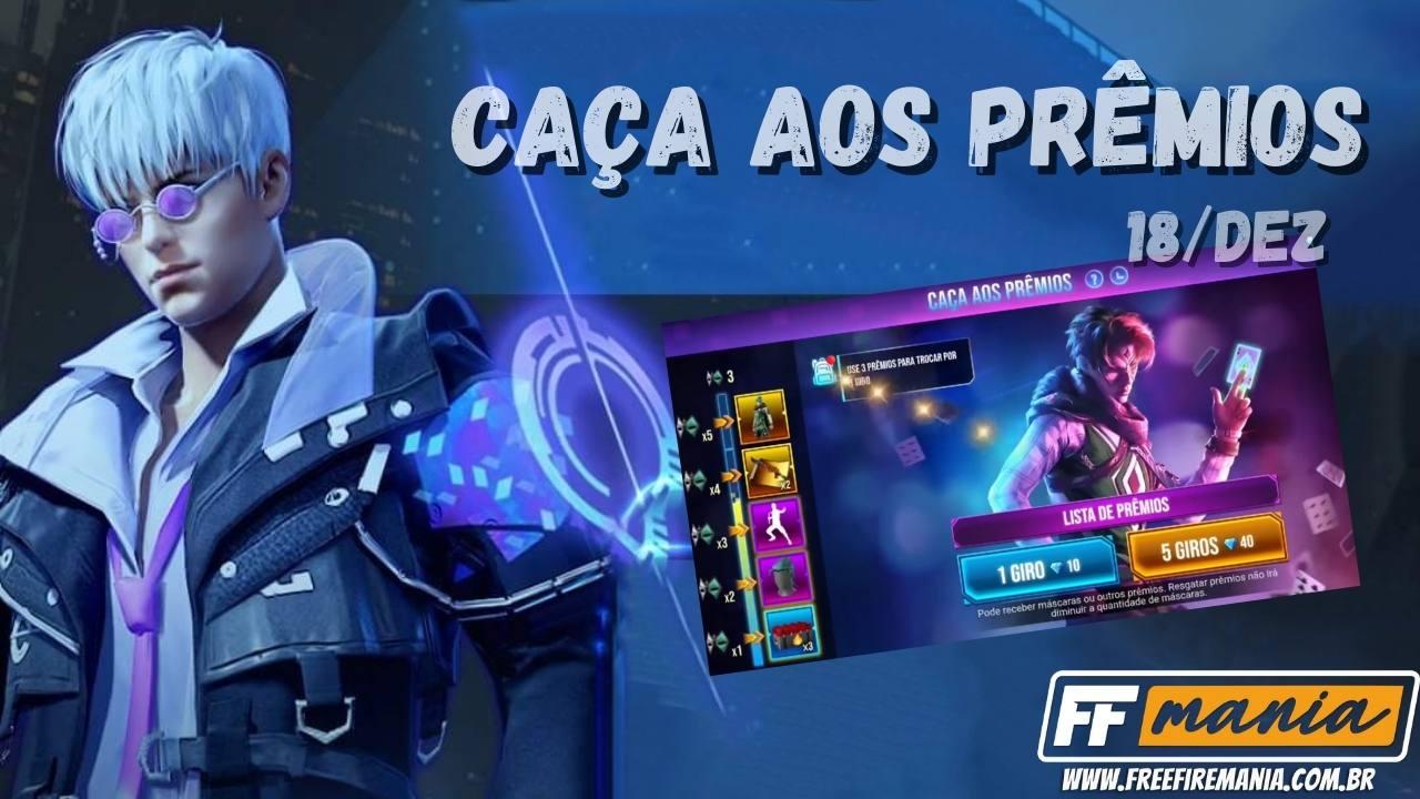 Free Fire: Pacote Agente Cósmico e Punho Congelante é a atração do evento Caça aos Prêmios