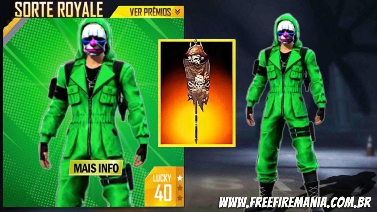 Free Fire: Top Criminal e Bandeirão estão de volta, call do gb12