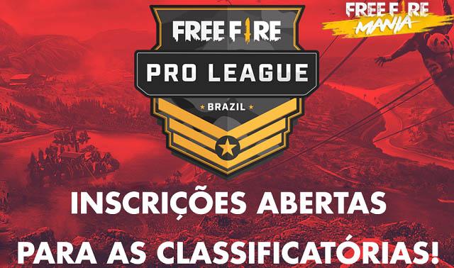 Free Fire Pro League - Classificatórias do Mundial - Inscrições