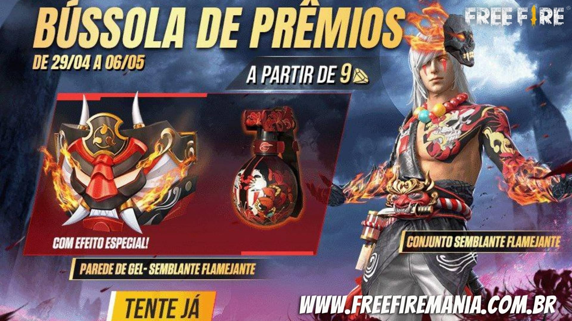 Free Fire recebe evento Bússola de Prêmios nesta sexta; confira as atrações