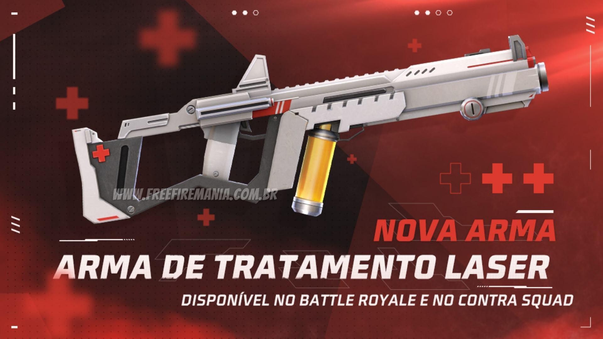 Free Fire receives new Laser Treatment Weapon with healing through walls