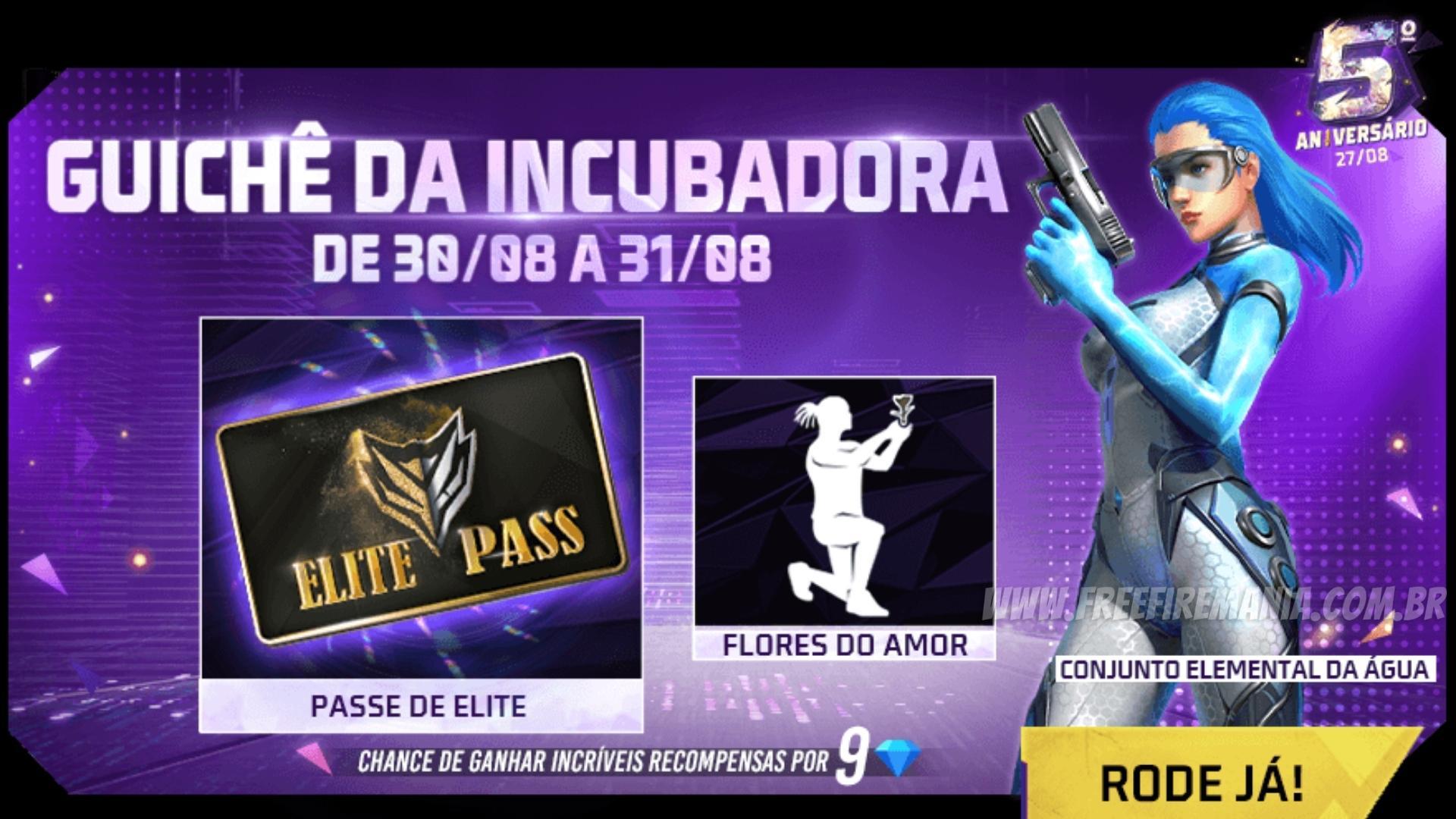 Free Fire recebe Passe de Elite barato por apenas 9 diamantes nesta terça (30)