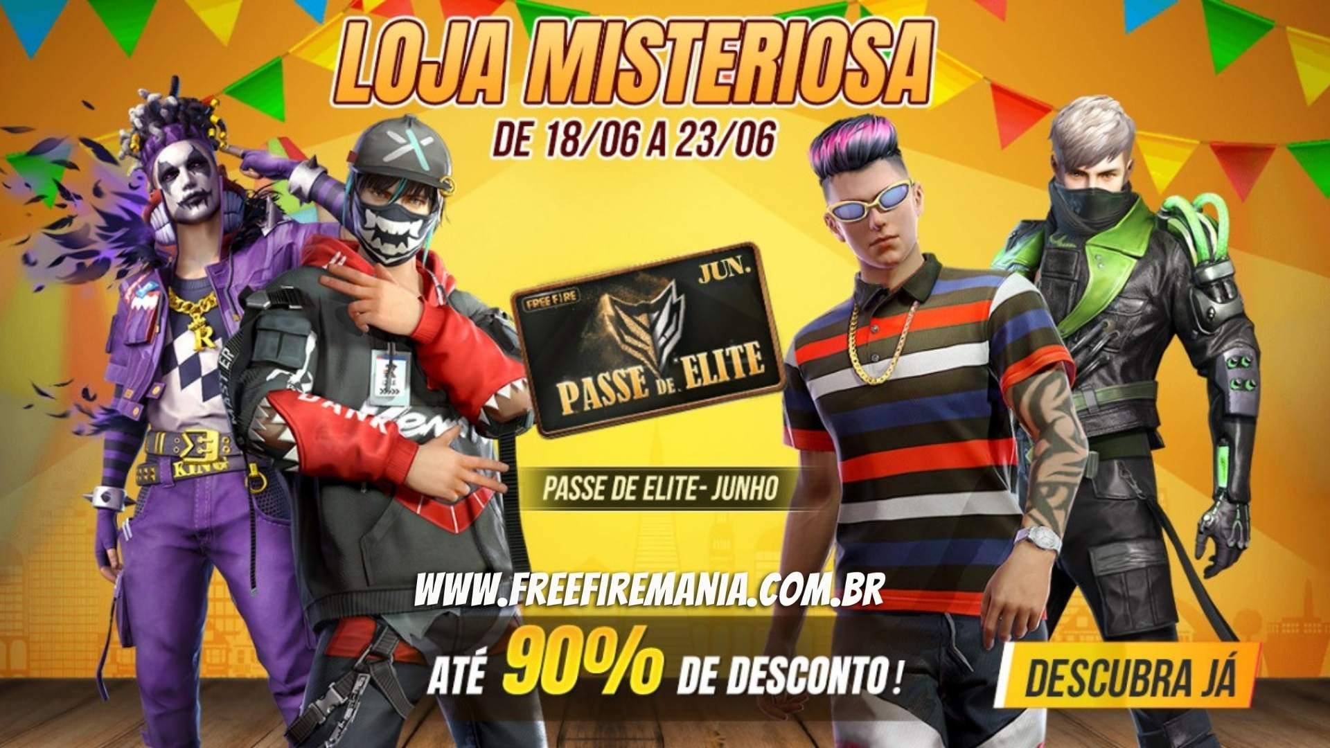 Free Fire recebe Passe de Elite de junho 2022 barato e com desconto neste fim de semana