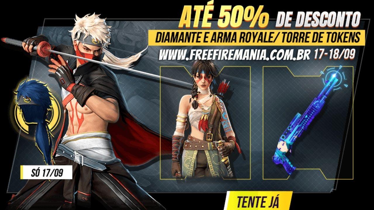 Free Fire recebe promoção com até 50% de desconto, não gaste seus diamantes agora