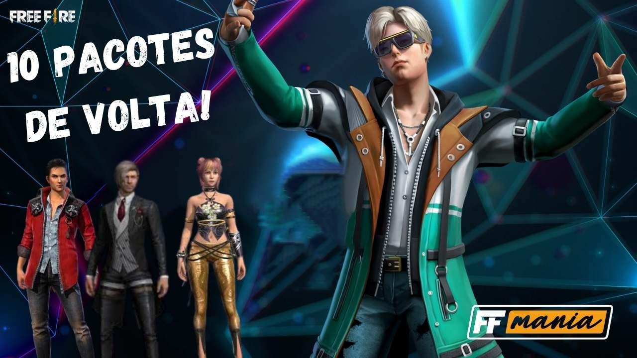 Free Fire: Royale Especial de 10 giros traz pacotes de volta ao jogo