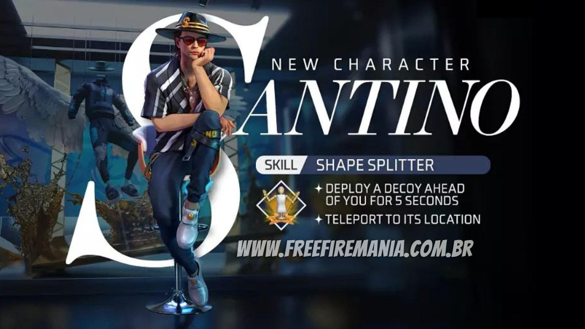 Santino Free Fire: habilidade, dicas e ficha técnica do personagem