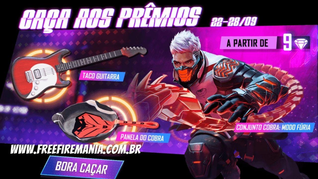 Chama os parça de volta pro Frifas e colete prêmios irados como essa  prancha Dia do Cobra! 🐍, By Garena Free Fire