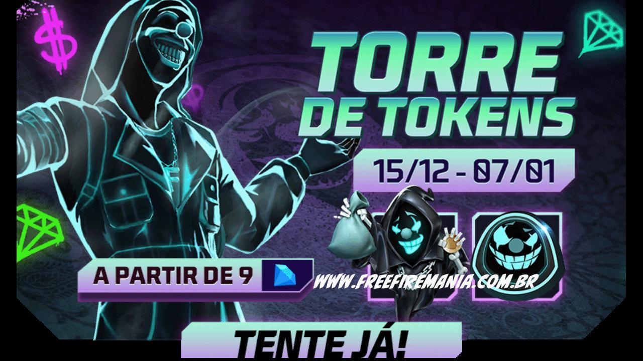 Garena Free Fire - A Torre de Tokens chegou cheia de estilo com o