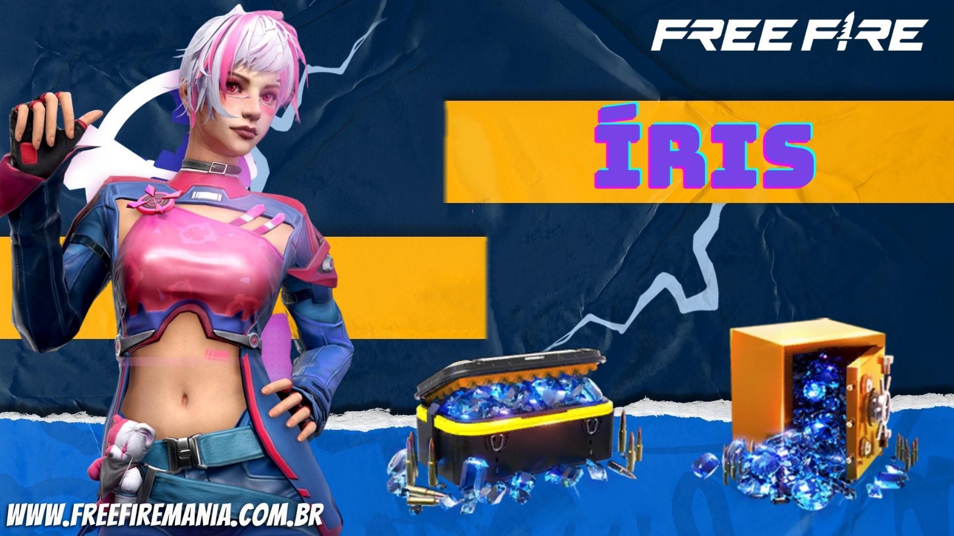 Free Fire traz nova personagem Íris em evento de recarga FF
