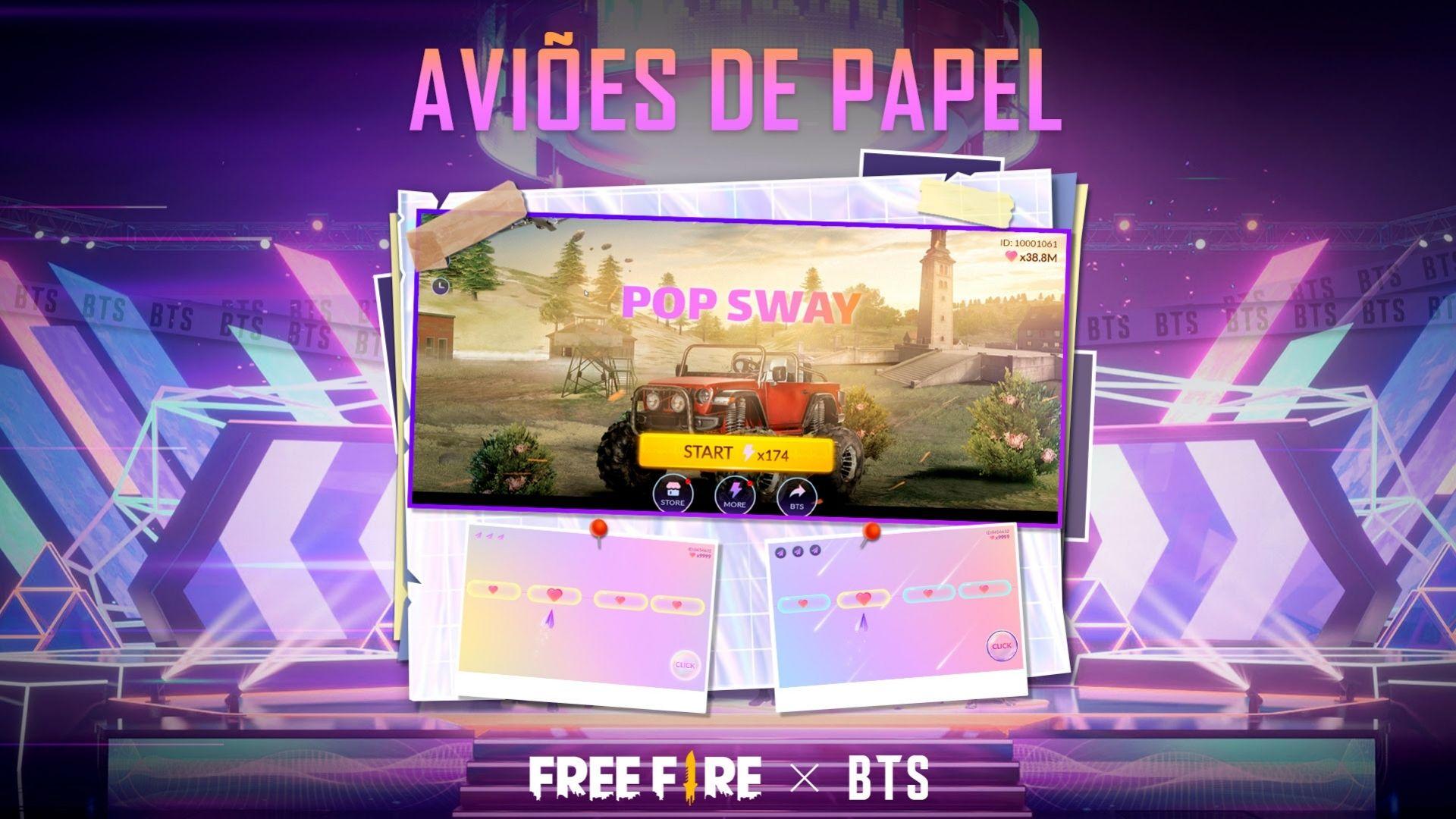 Free Fire x BTS: el contenido inédito comienza a lanzarse mañana