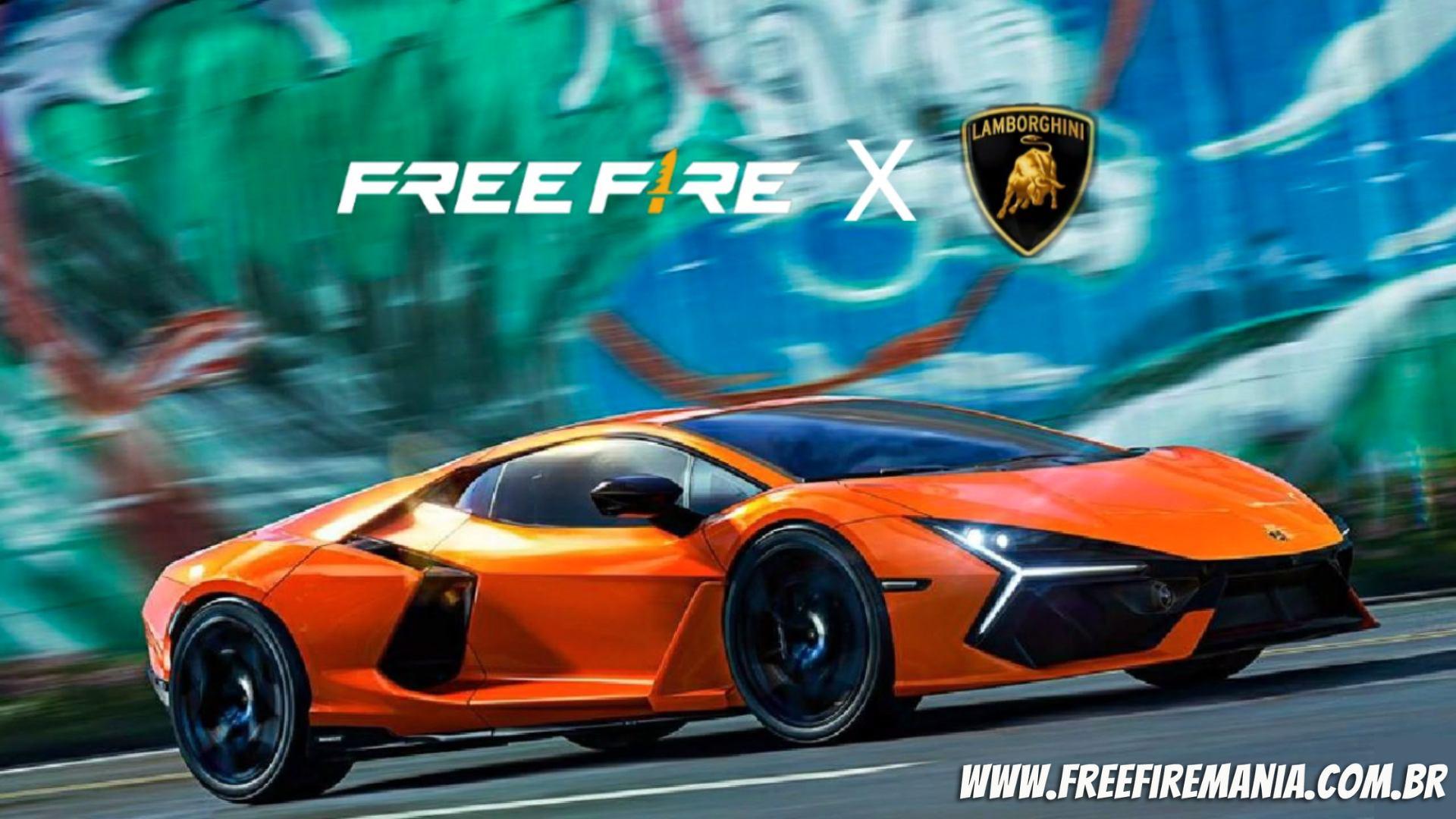 Free Fire x Lamborghini: Uma velocidade insana chega ao jogo