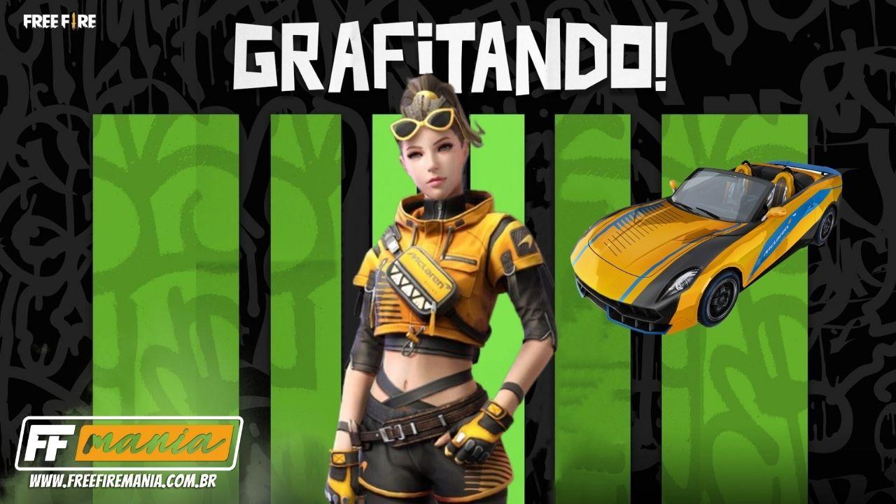 Free Fire x McLaren: primeiras skins temáticas chegam no evento Grafitando