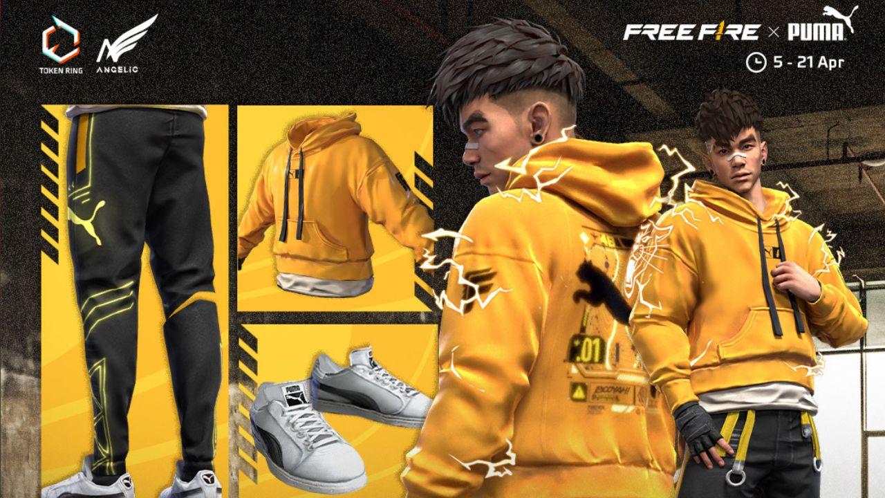 Free Fire x Puma: parceria inovadora com temática Angelical